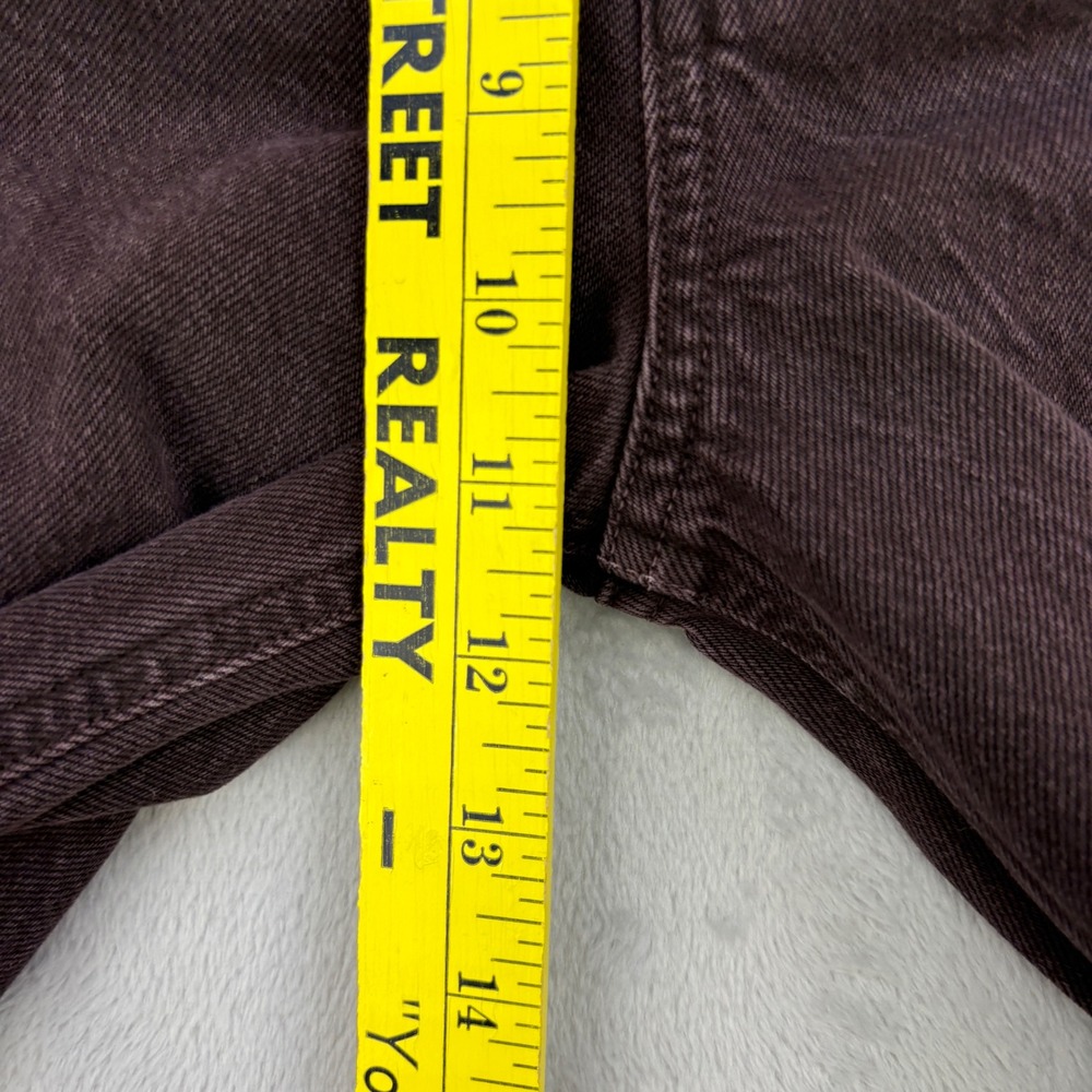 AGOLDE Jeans Womens 26x28 Brown Wide Leg High Rise Relaxed Denim Baggy - Picture 12 of 13